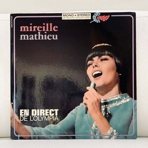 LP M. Mathieu - En Direct De L'Olympia Vinyl Record